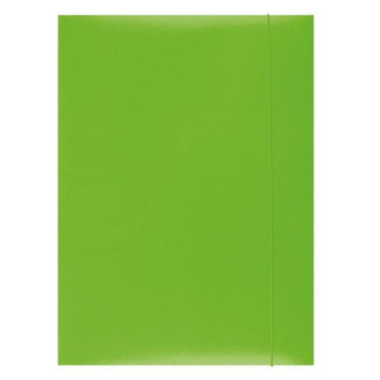 OFFICE products Dosky papierové s gumičkou A4, zelené