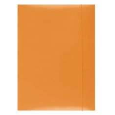 OFFICE products Dosky papierové s gumičkou A4, oranžové