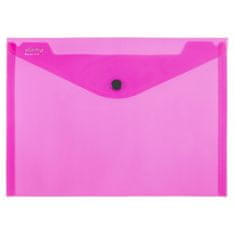 Karton P+P Kartón P+P Spisové dosky ELECTRA - A4, priehľadné, tmavo ružové, 5 ks
