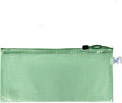 Karton P+P Kartón P+P Sieťovaná zipsová obálka Opaline DL - 300 mic, 1 ks, zelená