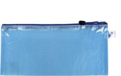 Karton P+P Kartón P+P Sieťovaná zipsová obálka Opaline DL - 300 mic, 1 ks, modrá