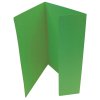 Papierové dosky s jednou chlopňou Office - A4, zelené, 20 ks