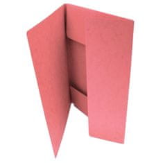 HIT Prešpánové dosky s tromi chlopňami Office - A4, ružové, 20 ks