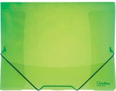 Karton P+P Kartón P+P Dosky Opaline s chlopňami a gumičkou A4, zelené
