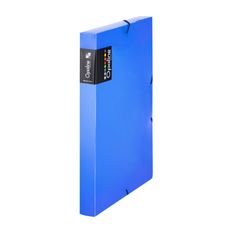 Karton P+P Kartón P+P Box plastový na spisy s gumičkou Opaline A4, modrý