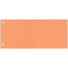 Q-Connect Papierový rozraďovač 1/3, oranžový, 100ks