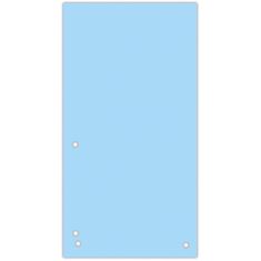 Donau Papierové rozlišovače - 1/3 A4, 235x105 mm, 100 ks, modré
