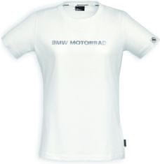 Bmw tričko MOTORRAD 24 dámske bielo-strieborné L
