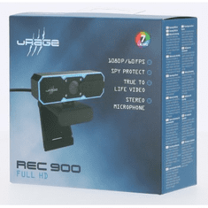 uRage web kamera REC 900 FHD, čierna