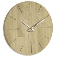 Flexistyle Dubové nástenné hodiny z201a d-0-x, 30 cm