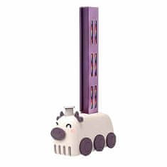 CAB Toys Vlak kravička - Elektrické automatické ukladanie domino tehlový kociek