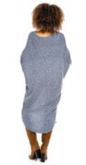 Be MaaMaa Dlouhý pletený těhotenský kardigan - jeans