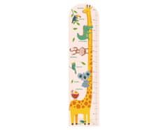 Detský meter na stenu penový žirafa 120 cm