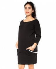 Be MaaMaa Těhotenská šaty Bibi - černé - S