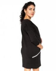 Be MaaMaa Těhotenská šaty Bibi - černé - S