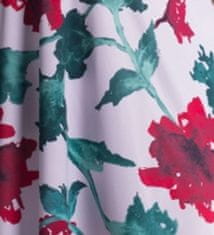 Be MaaMaa Těhotenské šaty s květinovým potiskem s mašlí - červené - L (40)