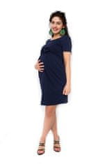 Be MaaMaa Těhotenské šaty Vivian - granát