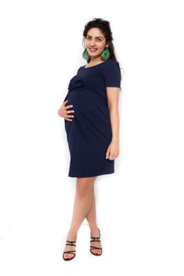 Be MaaMaa Těhotenské šaty Vivian - granát