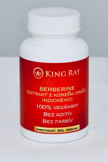 Kingray BERBERINE (extrakt z koreňa dráča indického) 60kps