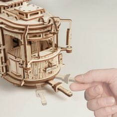 Robotime 3D dřevěné mechanické puzzle Tramvaj