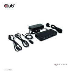 Club 3D Dokovacia stanica DisplayPort / HDMI KVM Switch, USB-C, PD (CSV-1585)