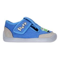 Bar3Foot Detské barefoot papuče prezuvky modré, 22