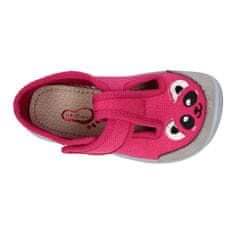 Bar3Foot Dievčenské barefoot papuče prezuvky ružové, 22