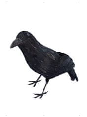 Smiffys Dekoračná Čierna vrana 33cm