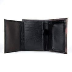 VegaLM Ručne maľovaná kožená peňaženka 8560 s motívom Žrebca
