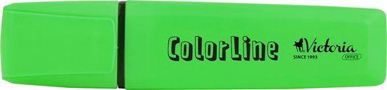 Victoria Zvýrazňovač "ColorLine", zelená, 1-5mm