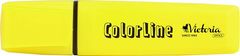 Victoria Zvýrazňovač "ColorLine", žltá, 1-5mm