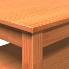Vidaxl Konferenčný stolík voskový hnedý 80x50x40 cm borovicový masív