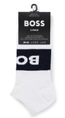 Hugo Boss 2 PACK - pánske ponožky BOSS 50467747-110 (Veľkosť 39-42)