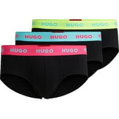 Hugo Boss 3 PACK - pánske slipy HUGO 50469783-730 (Veľkosť M)