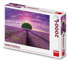 DINO Puzzle levandulové pole 2000