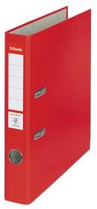 Esselte Zakladač pákový "Economy", ochranné spodné kovanie, červená, 50 mm, A4, PP/kartón, 81193