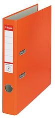 Esselte Zakladač pákový "Economy", ochranné spodné kovanie, oranžová, 50 mm, A4, PP/kartón, 81171