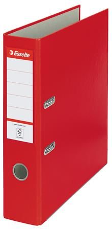Esselte Zakladač pákový "Economy", ochranné spodné kovanie, červená, 75 mm, A4, PP/kartón, 11253