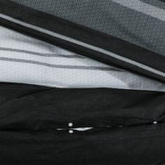 Vidaxl Súprava obliečok čierno-biela 260x220 cm bavlna