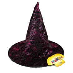 Rappa Detský klobúk fialový čarodejnice/Halloween
