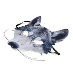 Rappa Detská maska vlk s fúzy