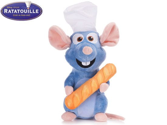 Ratatouille - Remy 26 cm plyšový stojaci s bagetou