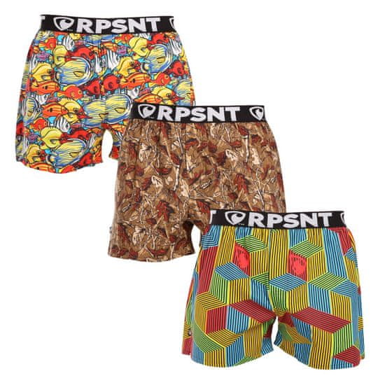 Represent 3PACK pánske trenky exclusive Mike (R3M-BOX-07303340)