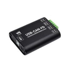 Waveshare Priemyselný dvojkanálový adaptér USB-CAN FD - rozhranie a analyzátor údajov