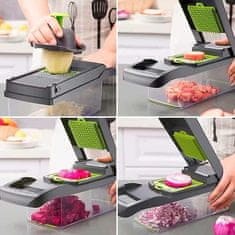 Netscroll Zeleninový a ovocný krájač so 7 rôznymi nožmi, Slicy