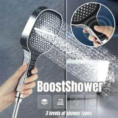 Netscroll Sprchovací rukoväť, kde môžete kombinovať rôzne prúdy vody, BoostShower