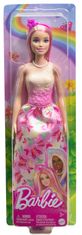 Mattel Barbie Rozprávková princezná - ružová HRR07