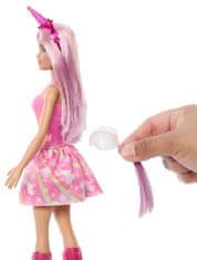 Mattel Barbie Rozprávková víla jednorožec - ružová HRR12