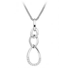 Silver Cat Elegantný náhrdelník so zirkónmi SC437