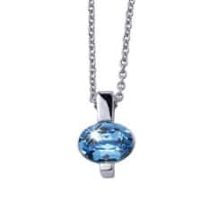 Fashion náhrdelník s modrým kryštálom Simply 32204.AQU.R
